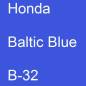 Preview: Honda, Baltic Blue, B-32.